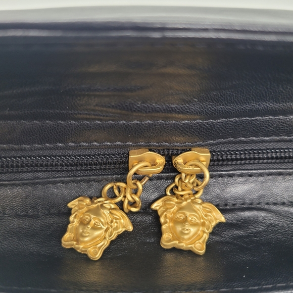 GIANNI VERSACE 1990 Couture Lambskin Leather Handbag - Picture 4 of 13